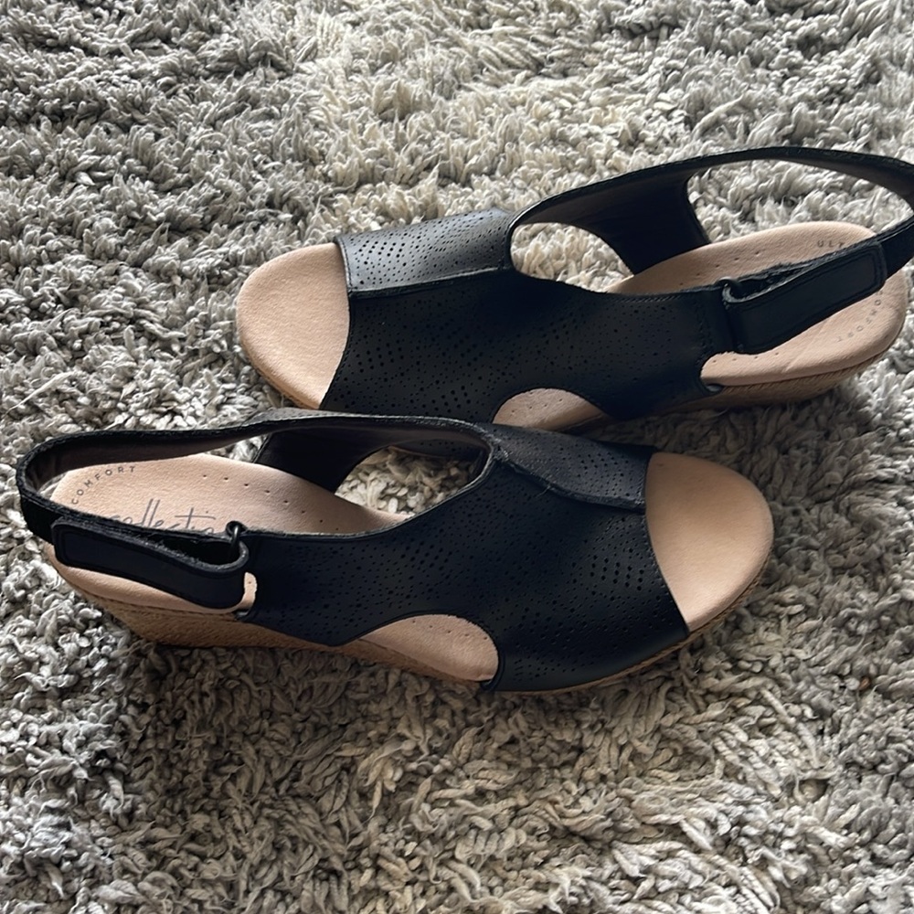 Clark’s summer Sandal black - Picture 6 of 8